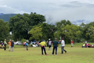 花蓮縣瑞穗鄉客家民俗歌舞運動協會 總幹事 林禹賢 介紹說，瑞穗銀髮族槌球聯誼比賽在瑞穗運動公園舉行，這是一個讓老人家走出戶外的聯誼活動。